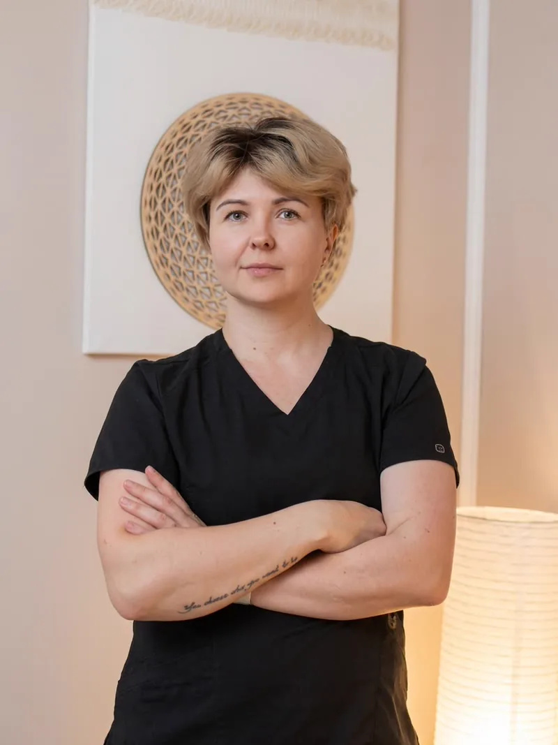 Tatiana Popytailenko - szefowa zespołu Massage 4 You i prowadząca kurs